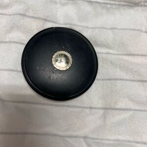 Black Compact with Silver Accent